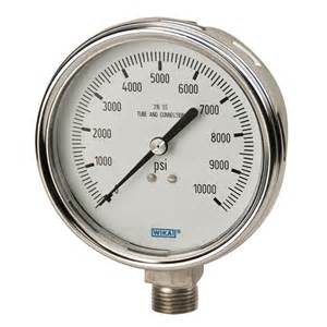Đồng hồ đo áp suất ống thép không gỉ