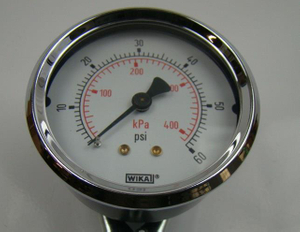 Đồng hồ đo áp suất khí Wika ống Bourdon